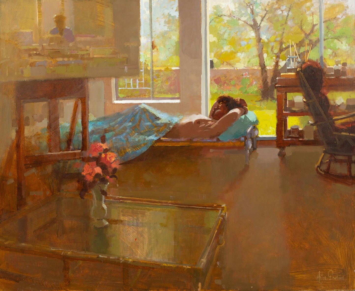 Mike Parsons - The Nude Muse 120 x 100cm