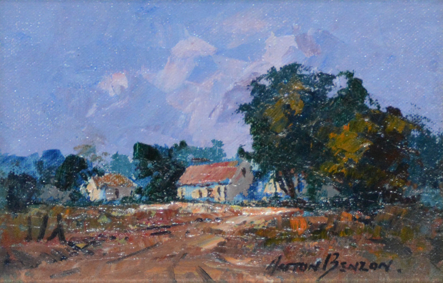 Anton Benzon - Mini Landscape 17x12cm