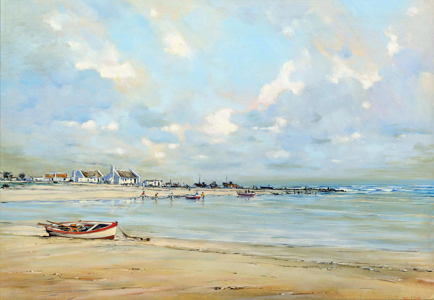 Dale Elliot, South African Seascape, 90x60cm