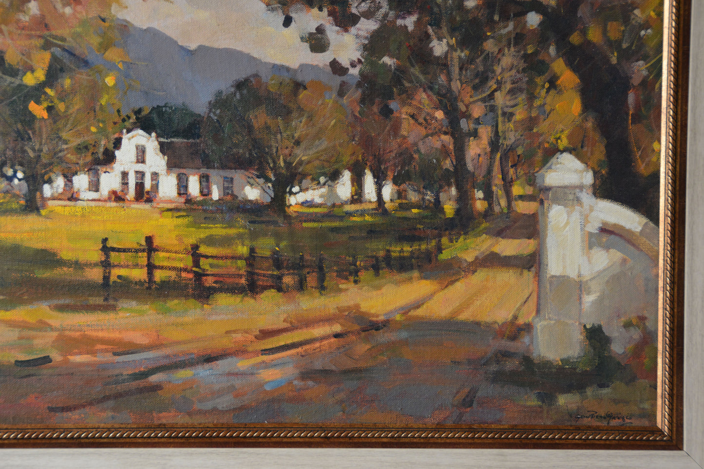 Gian-Piero Garizio - Farmhouse Landscape, 74x43cm