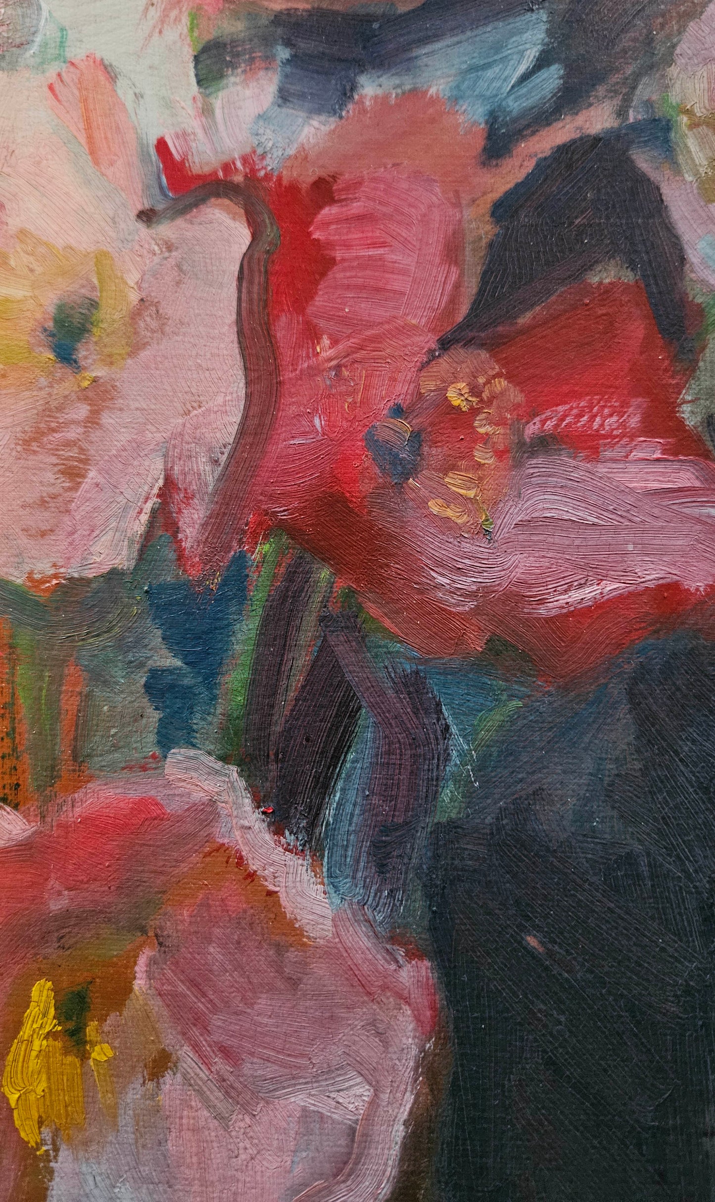 Herbert Coetzee - Charismatic Still Life Flowers, 42x32cm