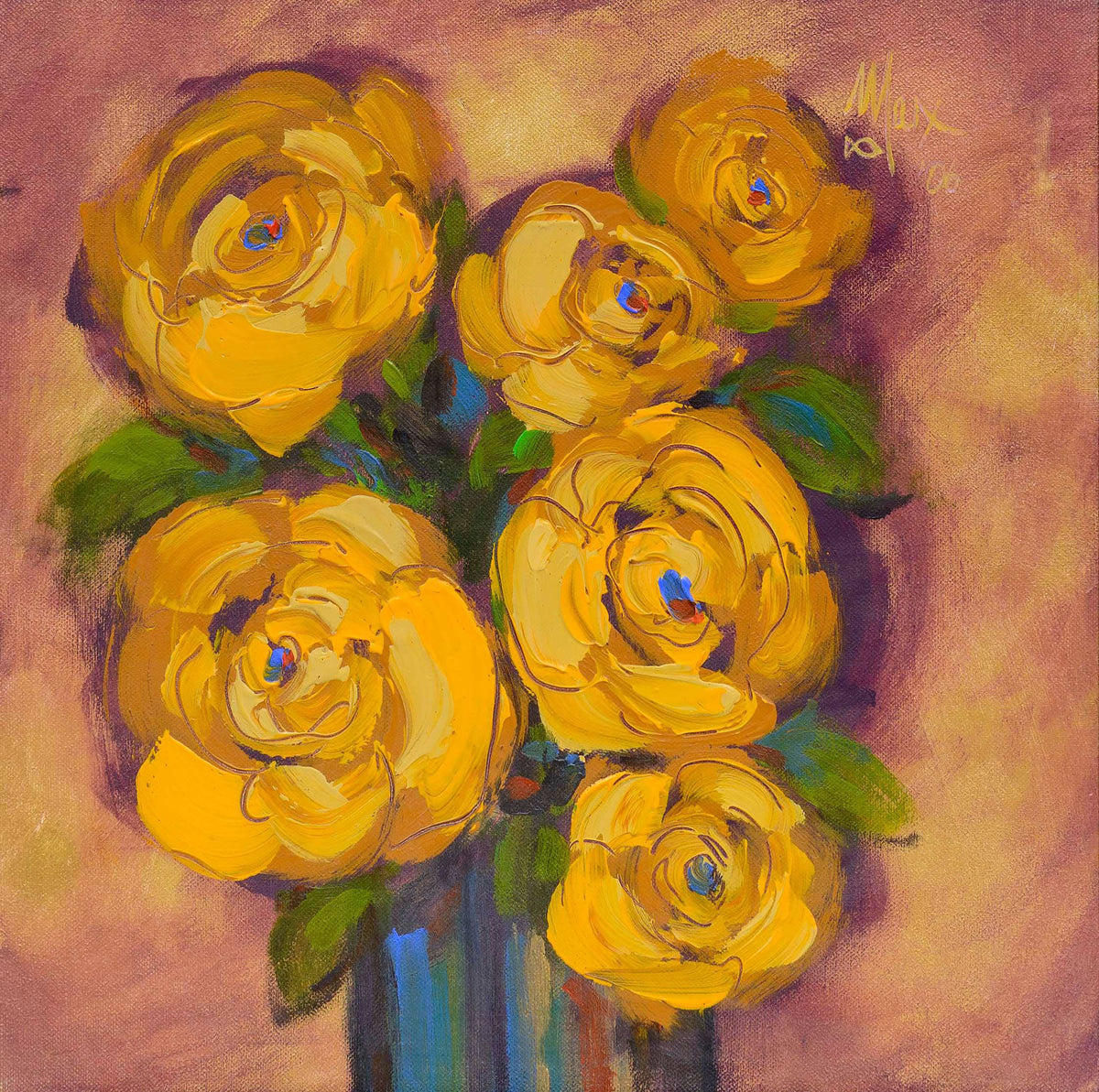 Ignatius Marx - Decorative Roses 40x40