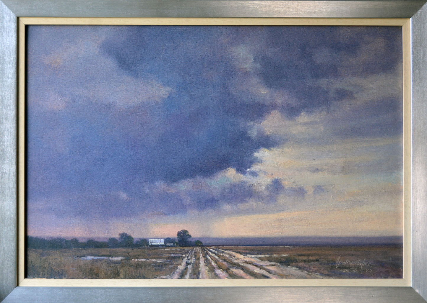 Ignatius Marx - Farm after the storm, 75x50cm
