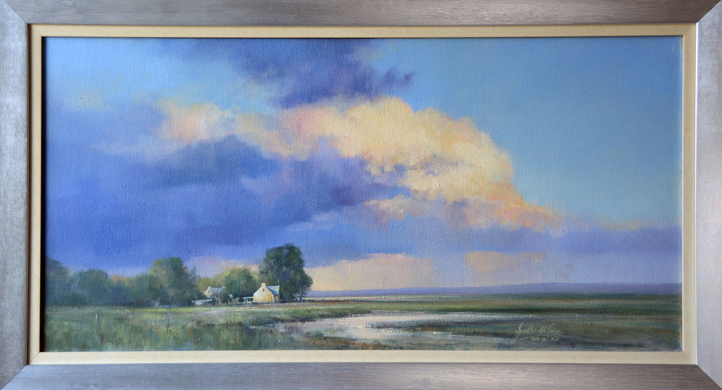 Ignatius Marx - Lovely Crisp Landscape, 80x40cm