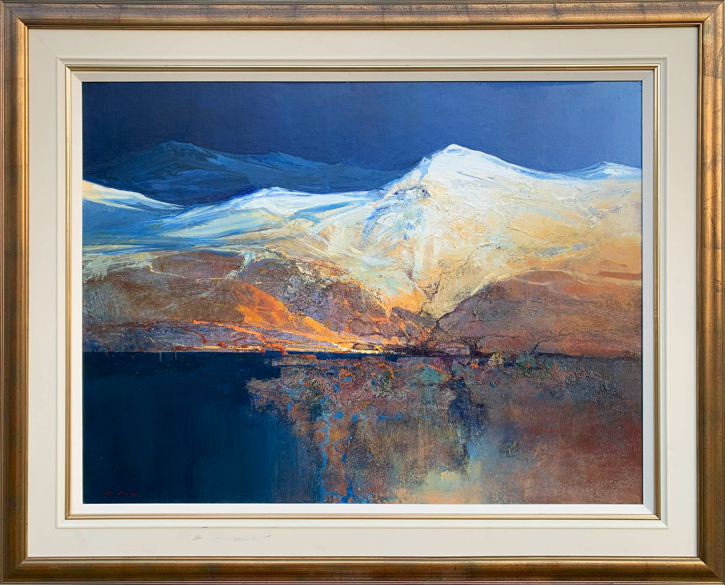 Mel Brigg - Huge Modern Abstract Landscape, 100x76cm