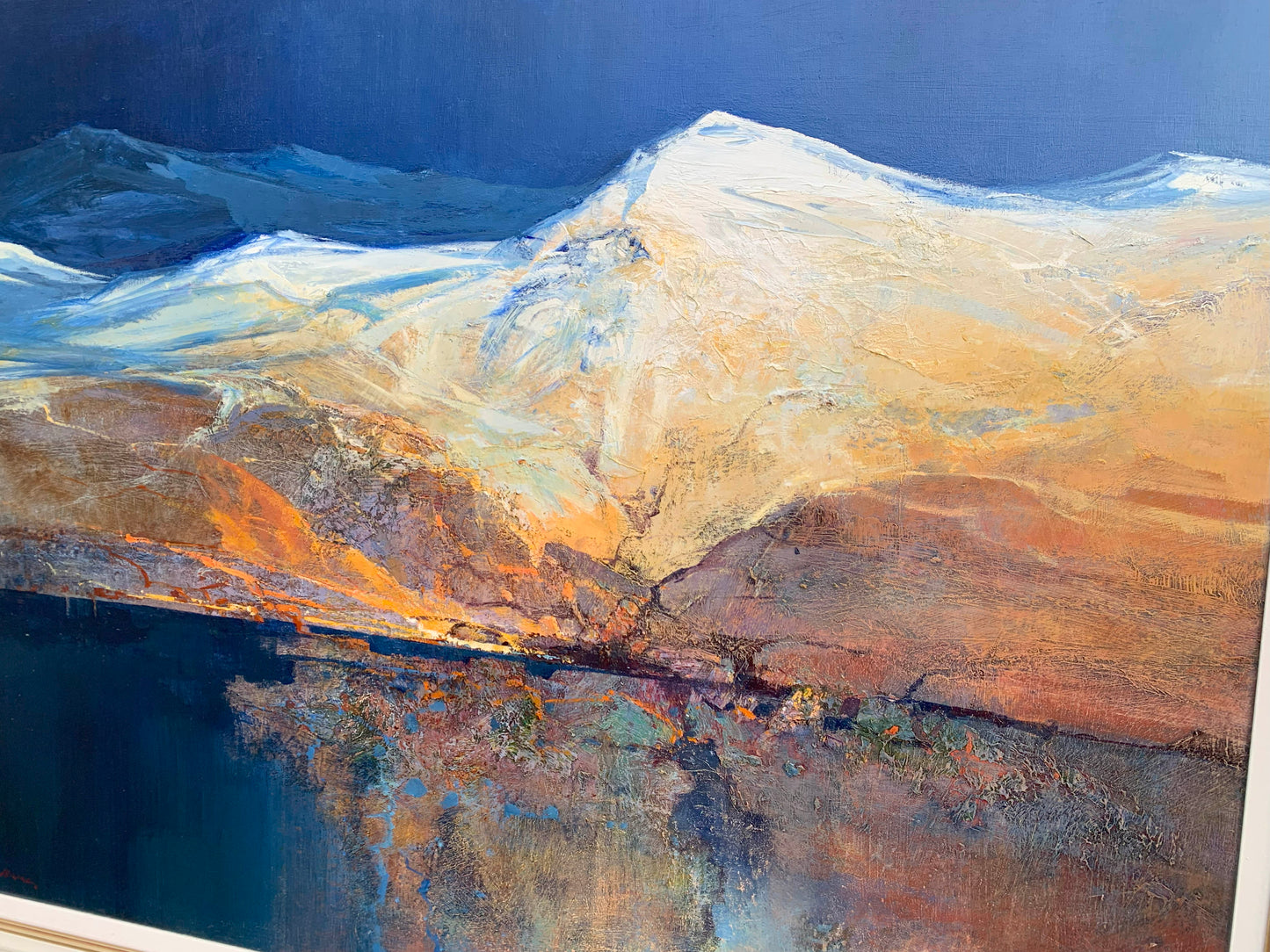 Mel Brigg - Huge Modern Abstract Landscape, 100x76cm