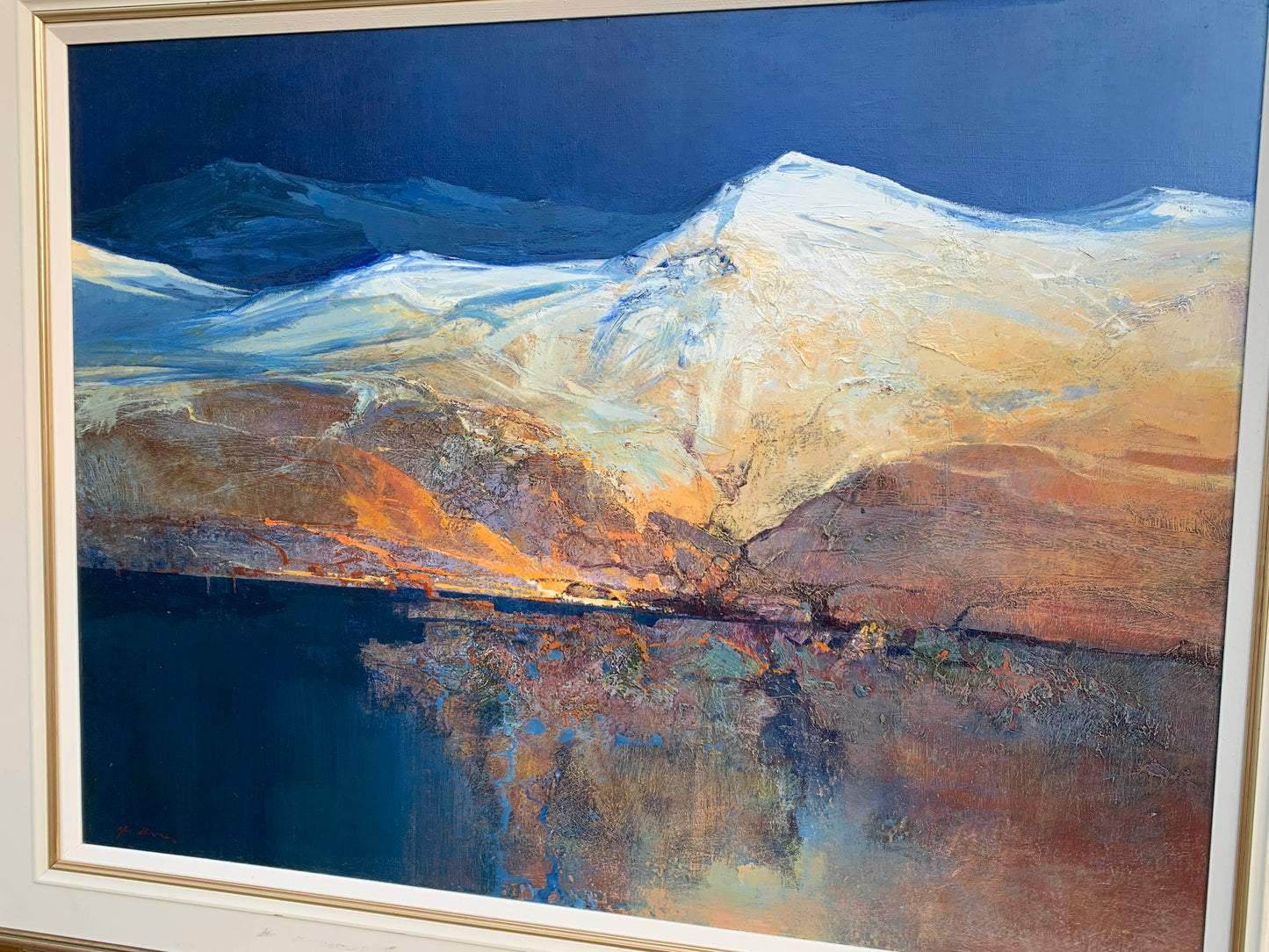 Mel Brigg - Huge Modern Abstract Landscape, 100x76cm