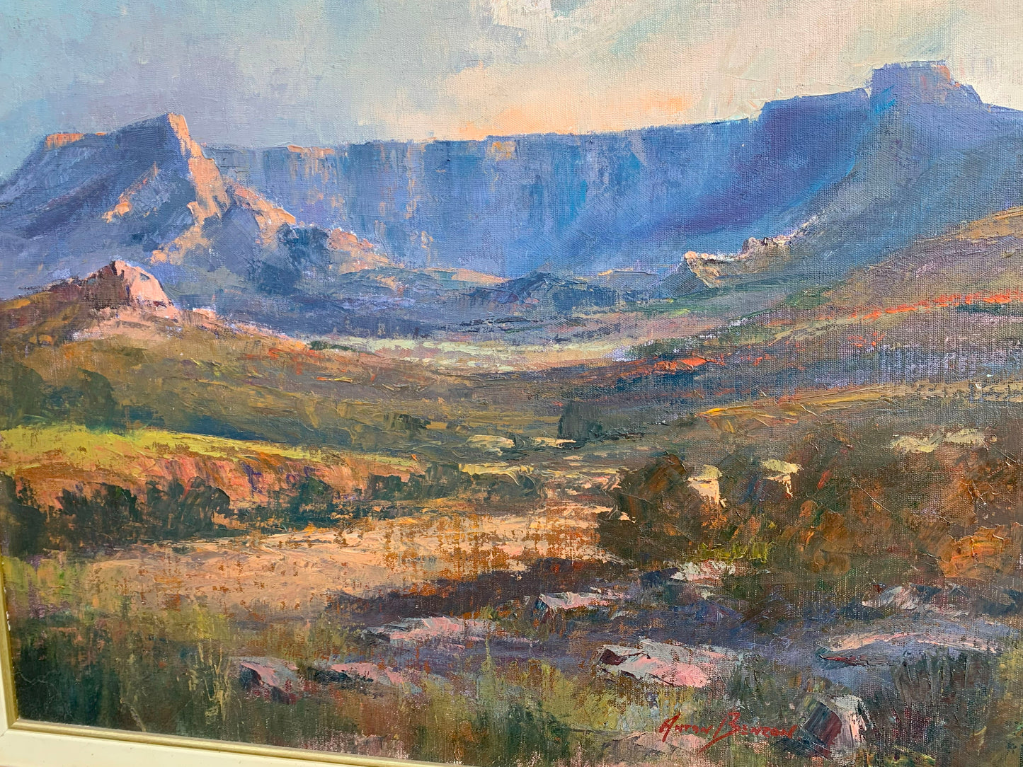 Anton Benzon - Drakensberg Amphitheatre, 60x45cm