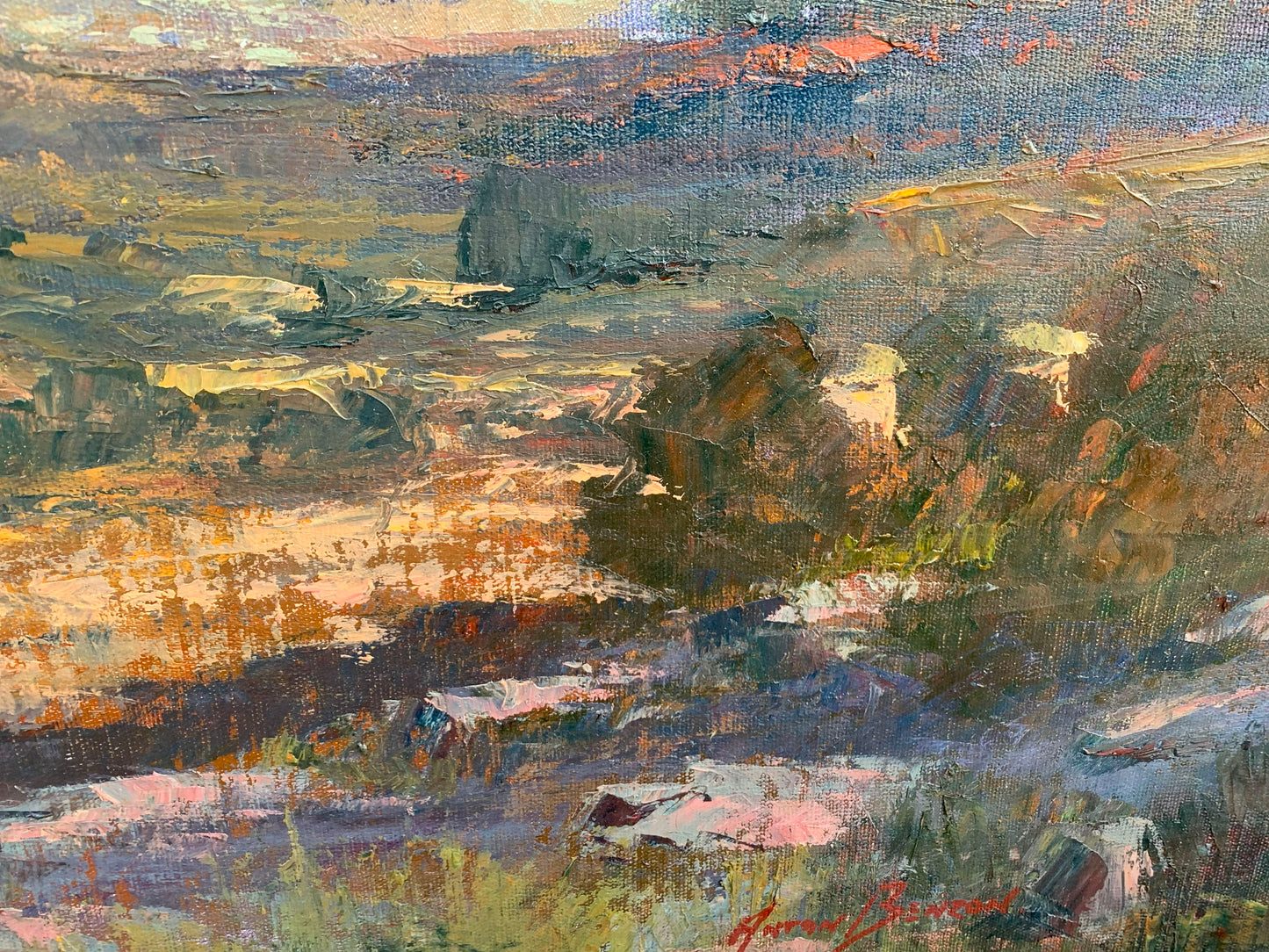Anton Benzon - Drakensberg Amphitheatre, 60x45cm
