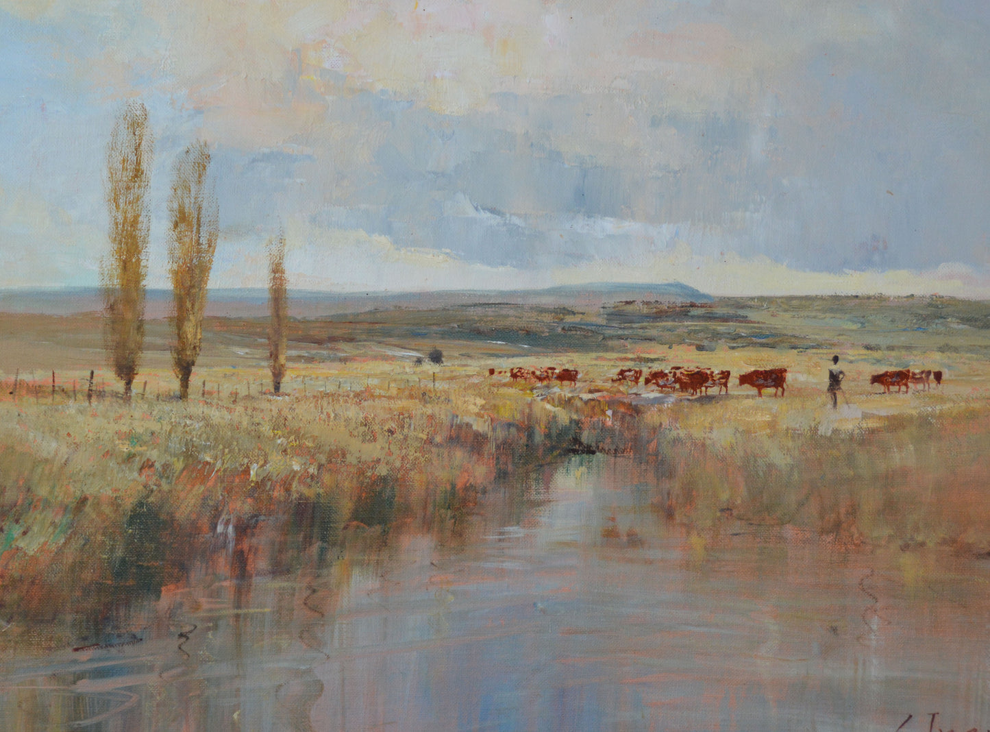 Chris Tugwell - Lovely warm landscape, 60x45cm