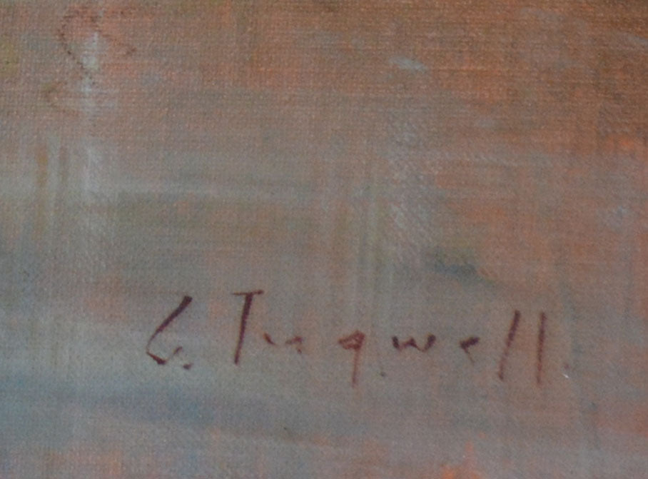 Chris Tugwell - Lovely warm landscape, 60x45cm
