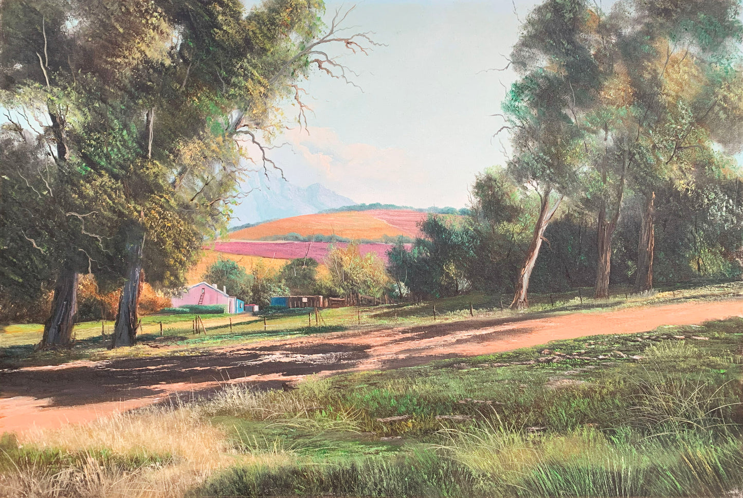 Otto Albertyn, Winelands Landscape 90x60m
