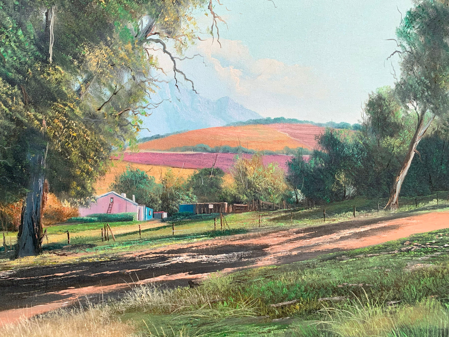 Otto Albertyn, Winelands Landscape 90x60m