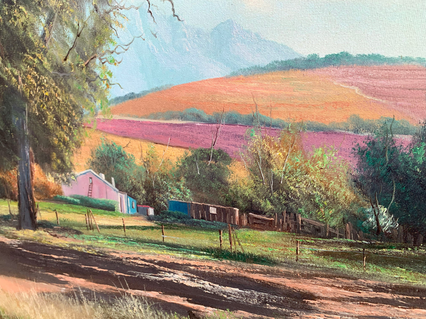 Otto Albertyn, Winelands Landscape 90x60m