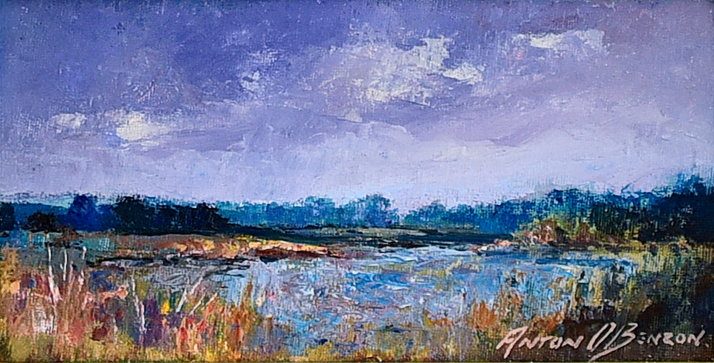 Anton Benzon - Colourful Vlei, 24x15cm