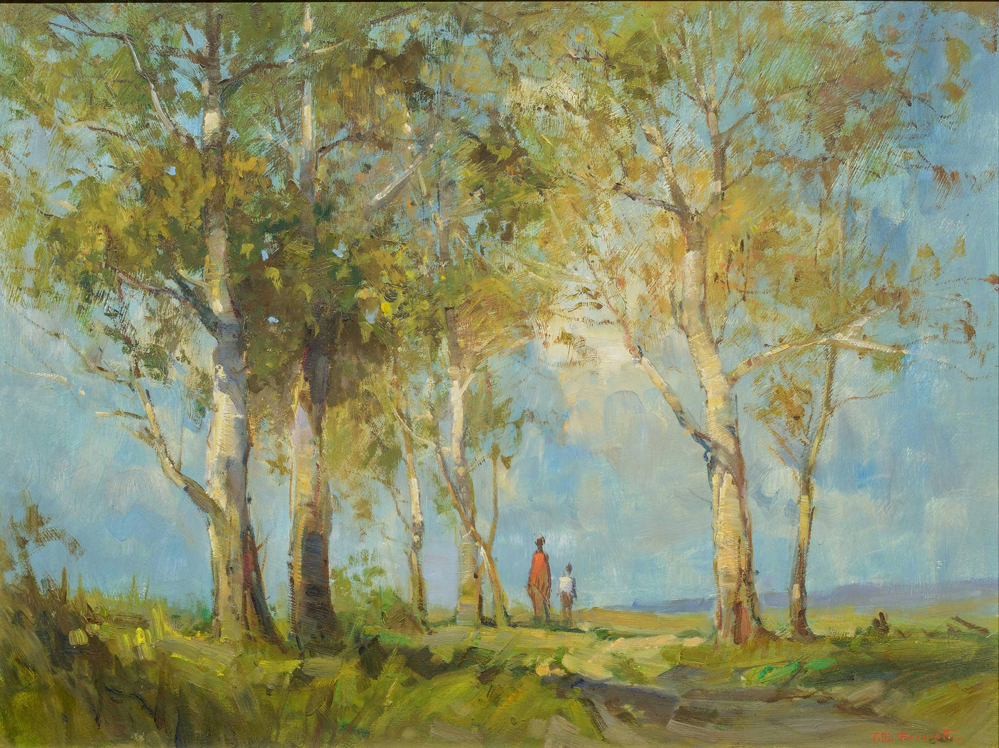 Titta Fasciotti - Walk in a Forest, 60x45cm