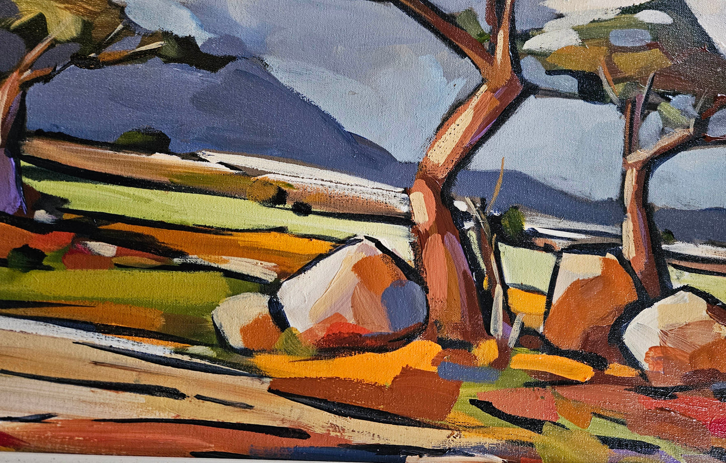Carla Bosch - Bushveld Landscape, 60x45cm