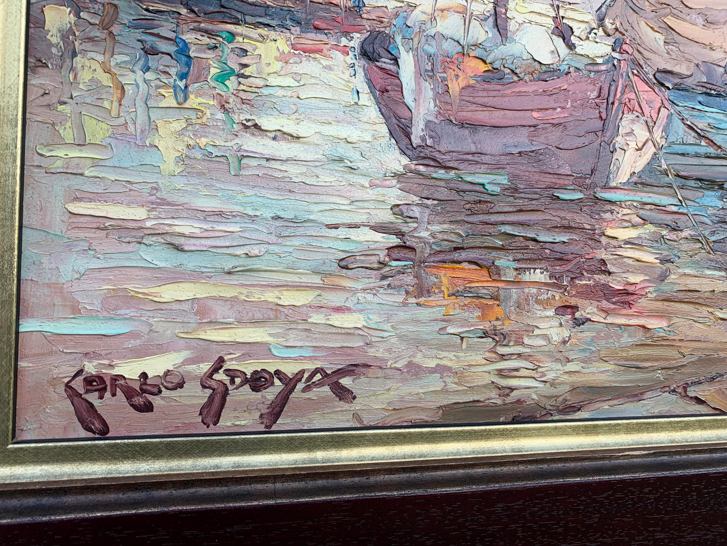 Carlo Sdoya - Zanzibar Dhows, 60x50cm