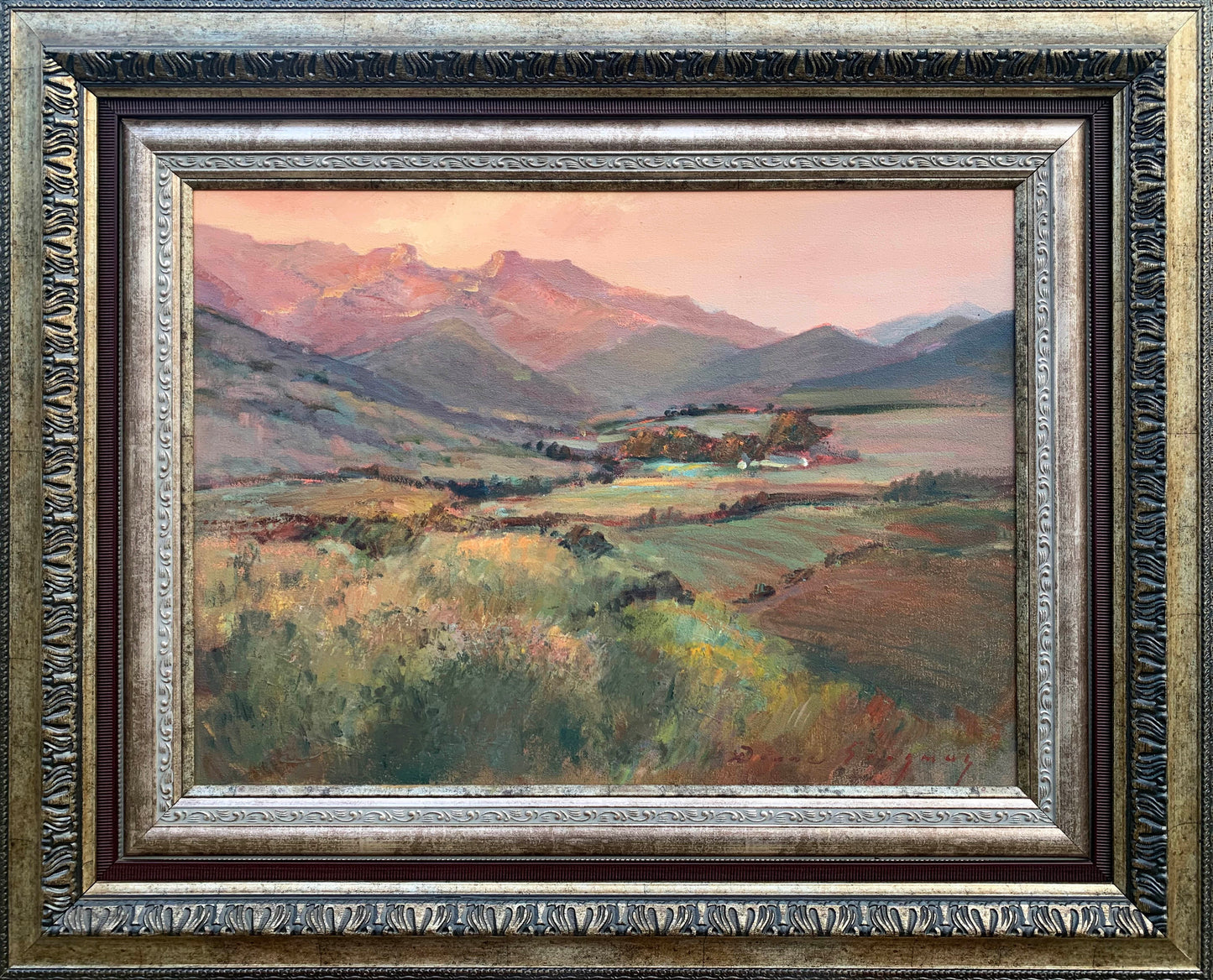 Diane Erasmus - Lovely colourful landscape, 60x48cm