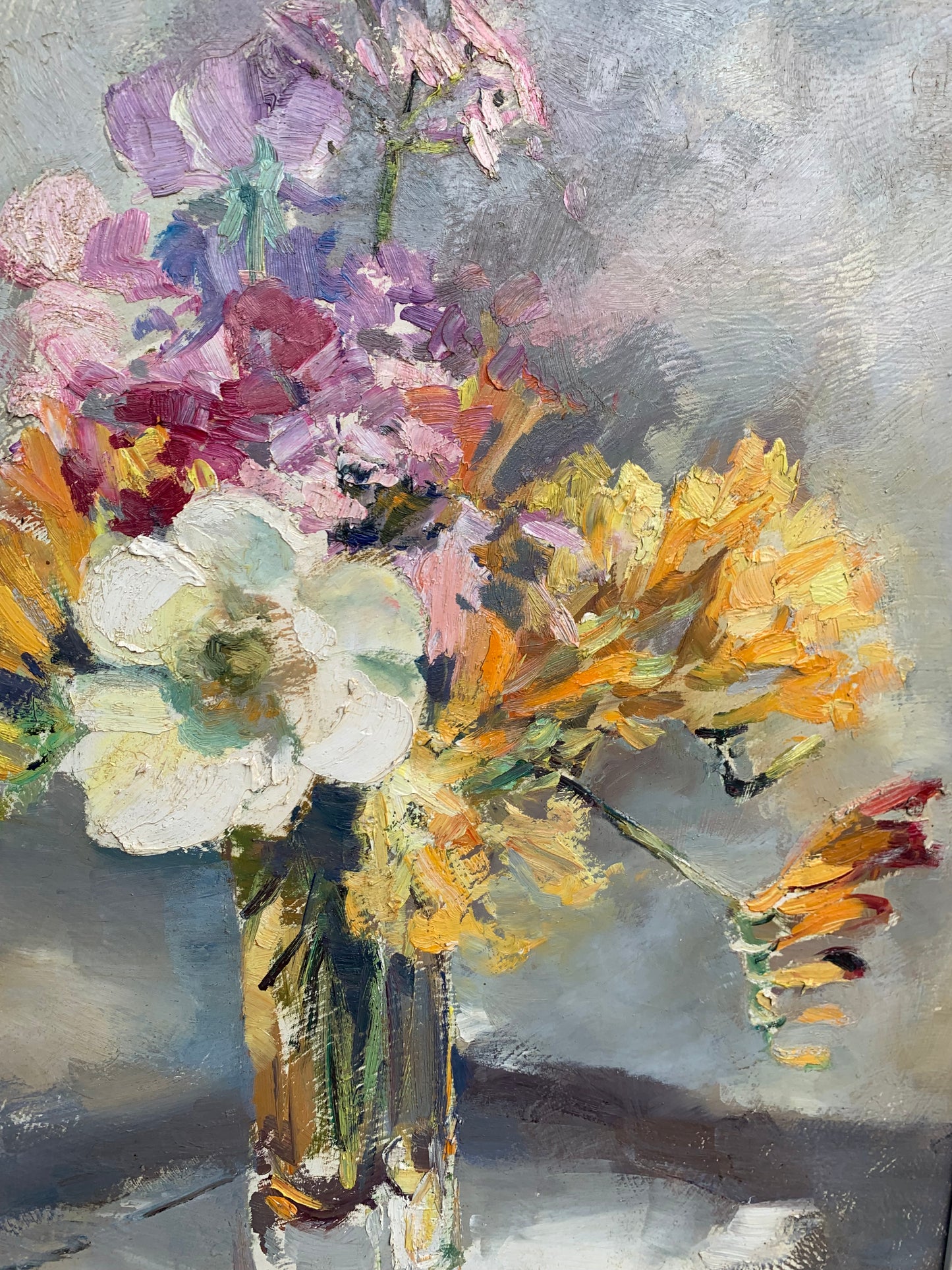 Ruth Squibb - Magnificent Flowers in Vase, 40x30cm