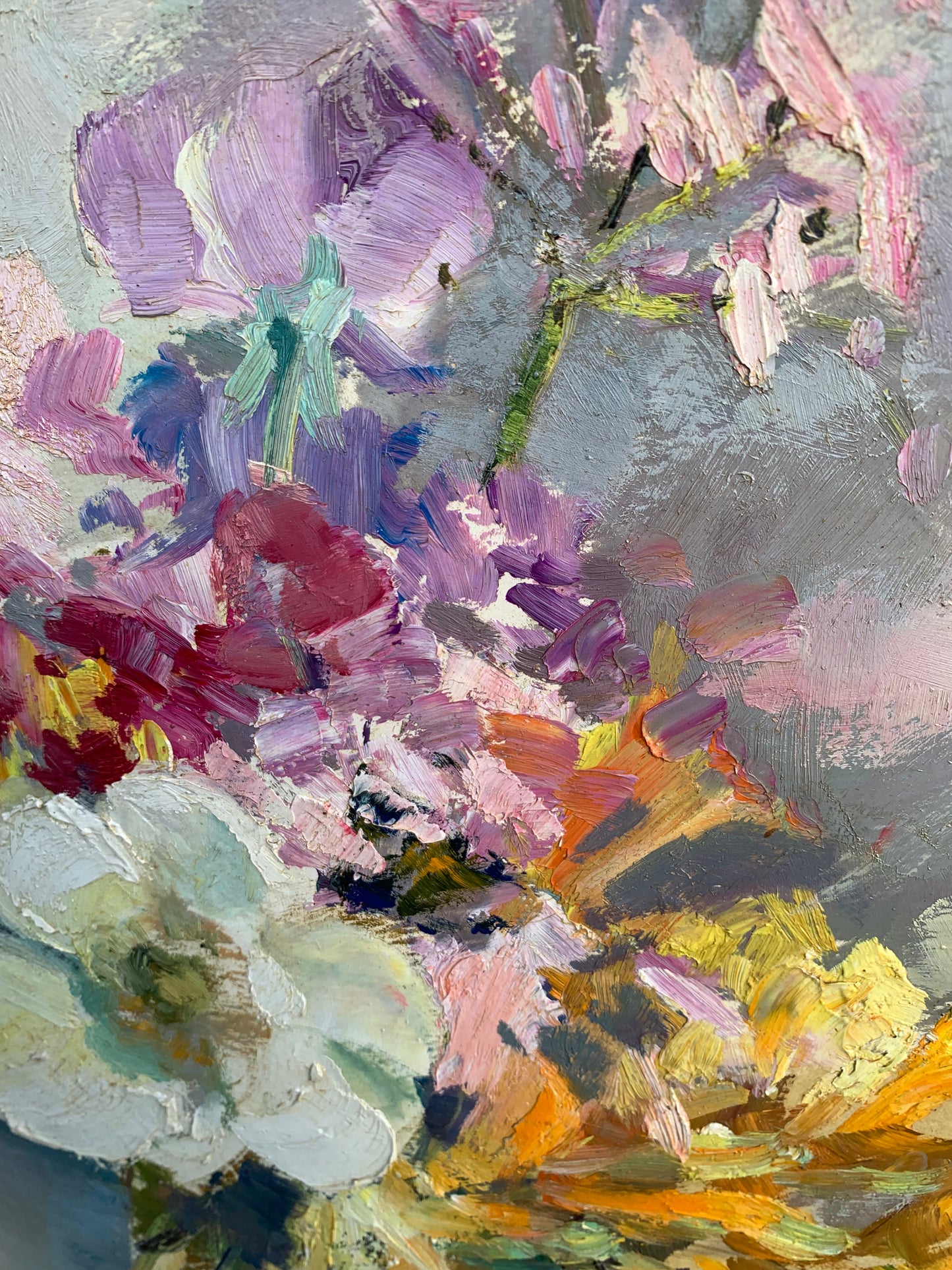Ruth Squibb - Magnificent Flowers in Vase, 40x30cm