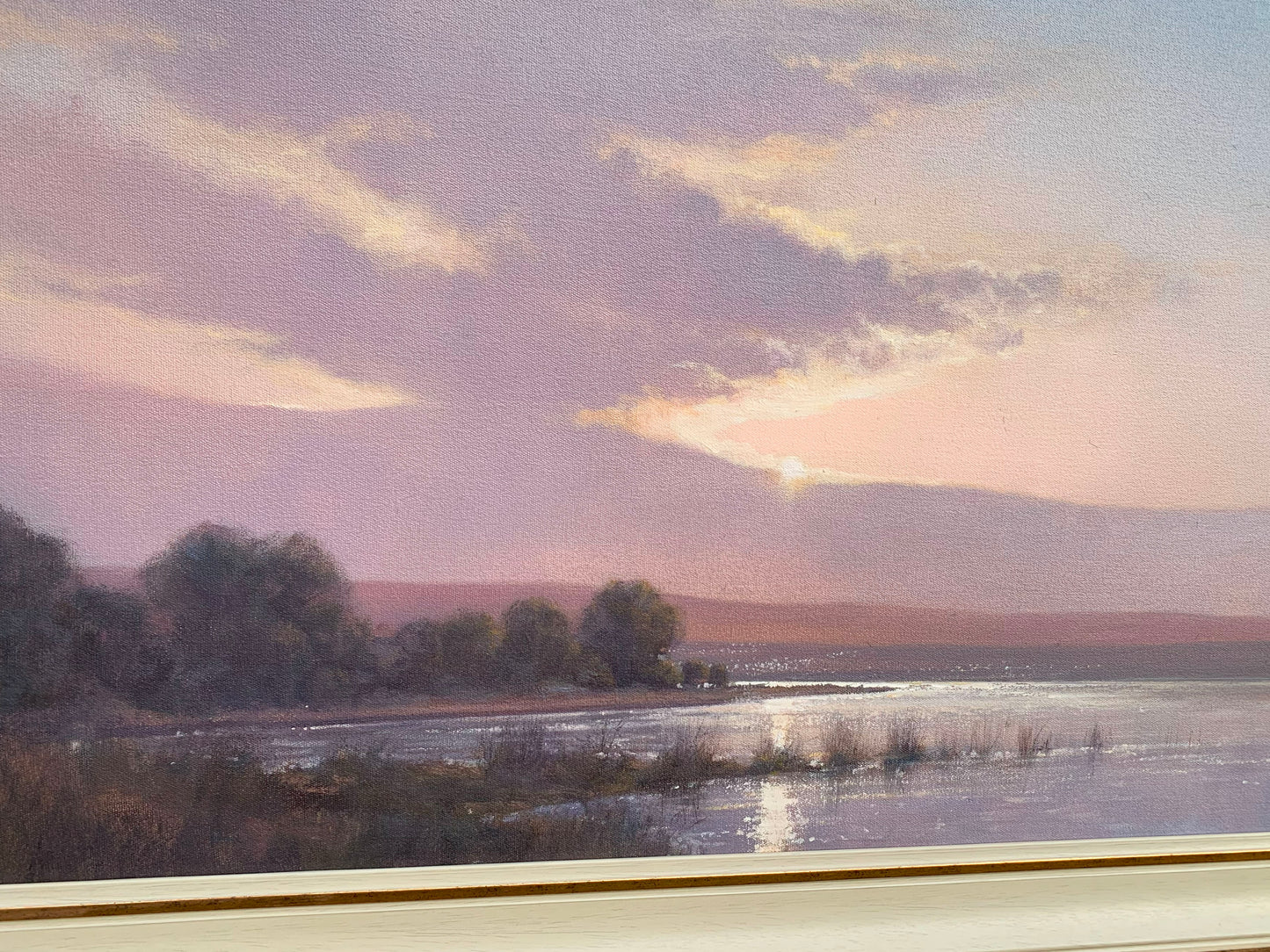 Ignatius Marx - Sunset over a Vlei, 100x50cm