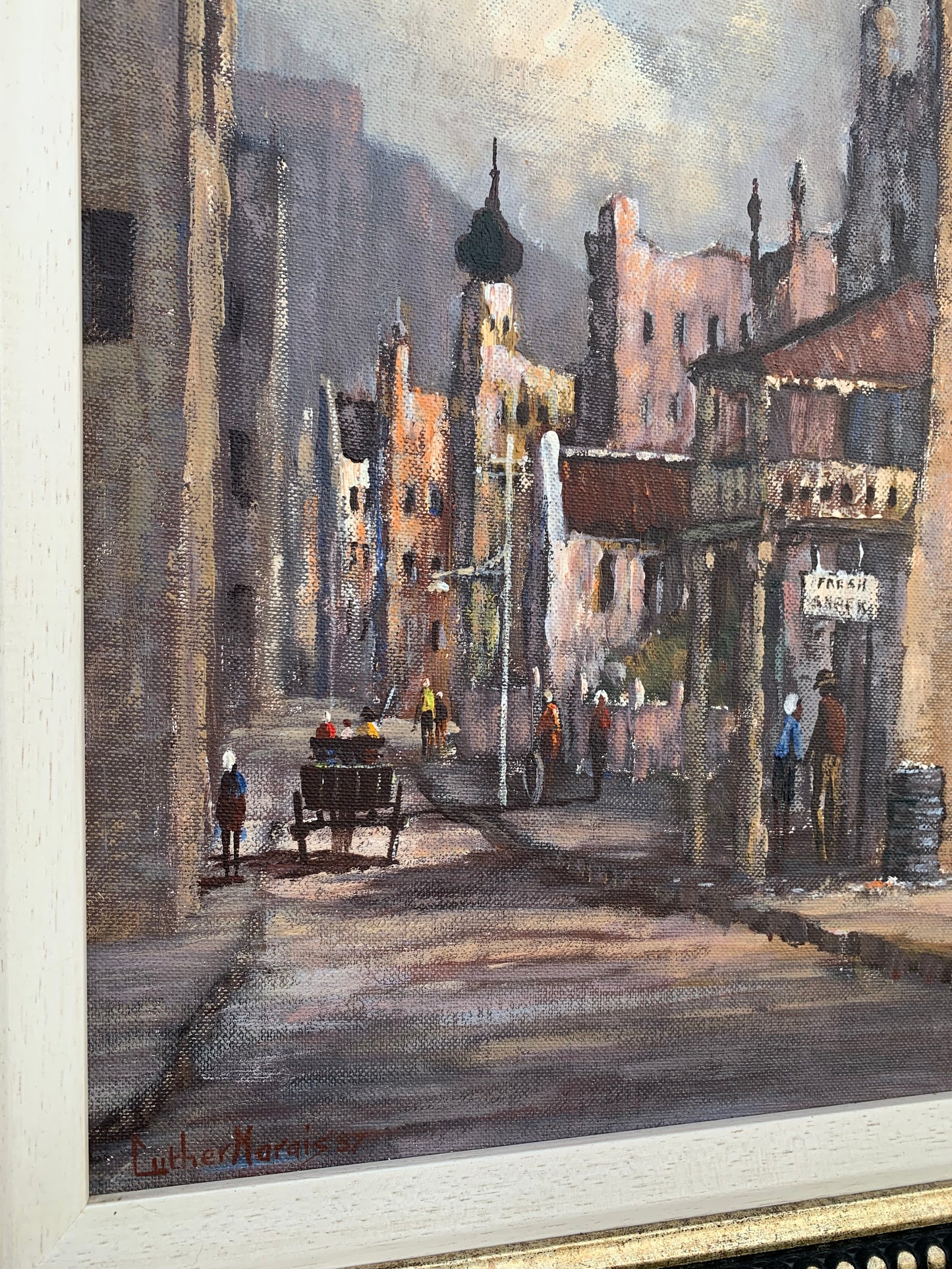 Luther Marais - Magnificent District 6 Scene, 40x30cm