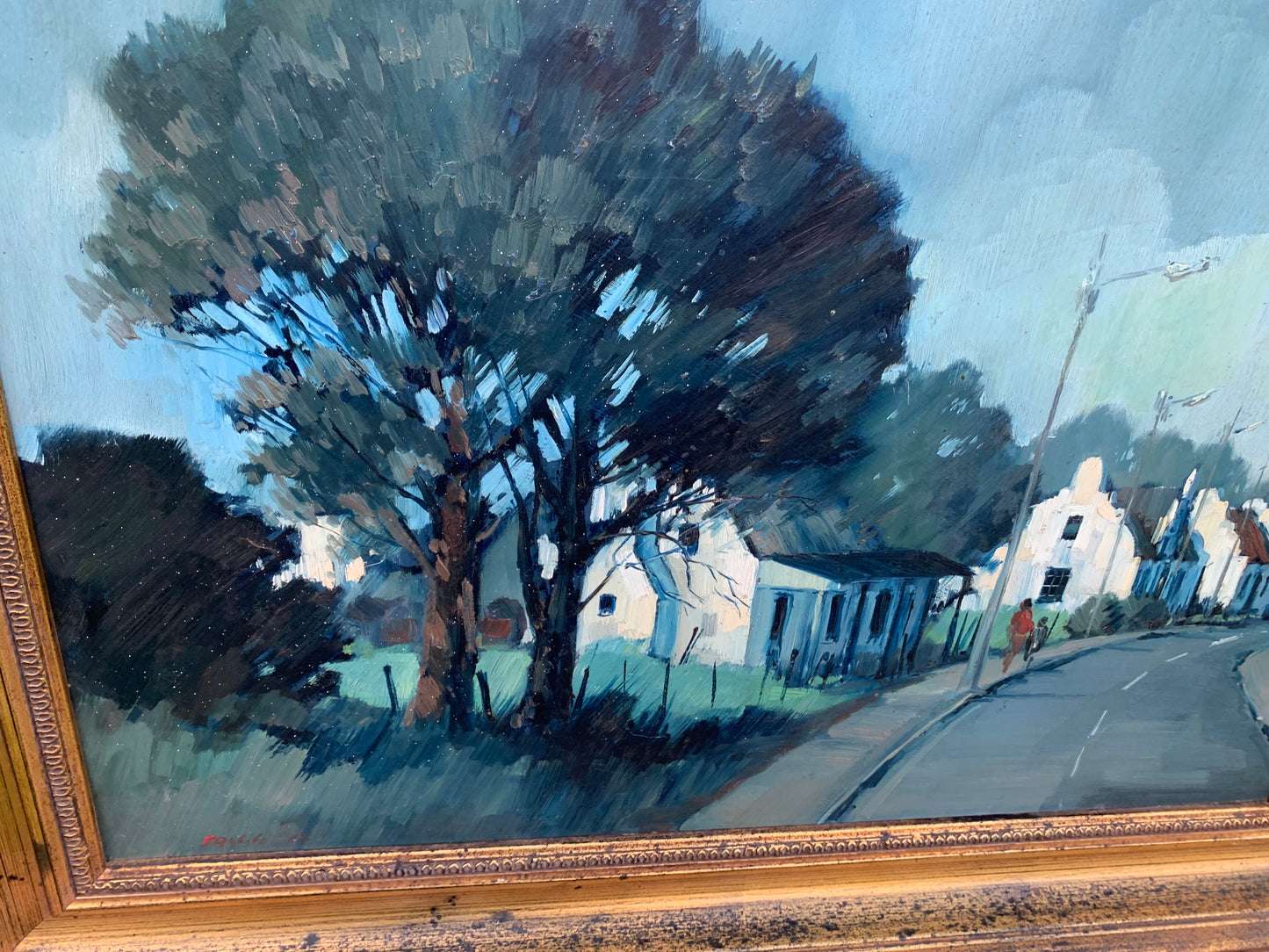 Mel Brigg - Moody Small Karoo Town, 50x38cm