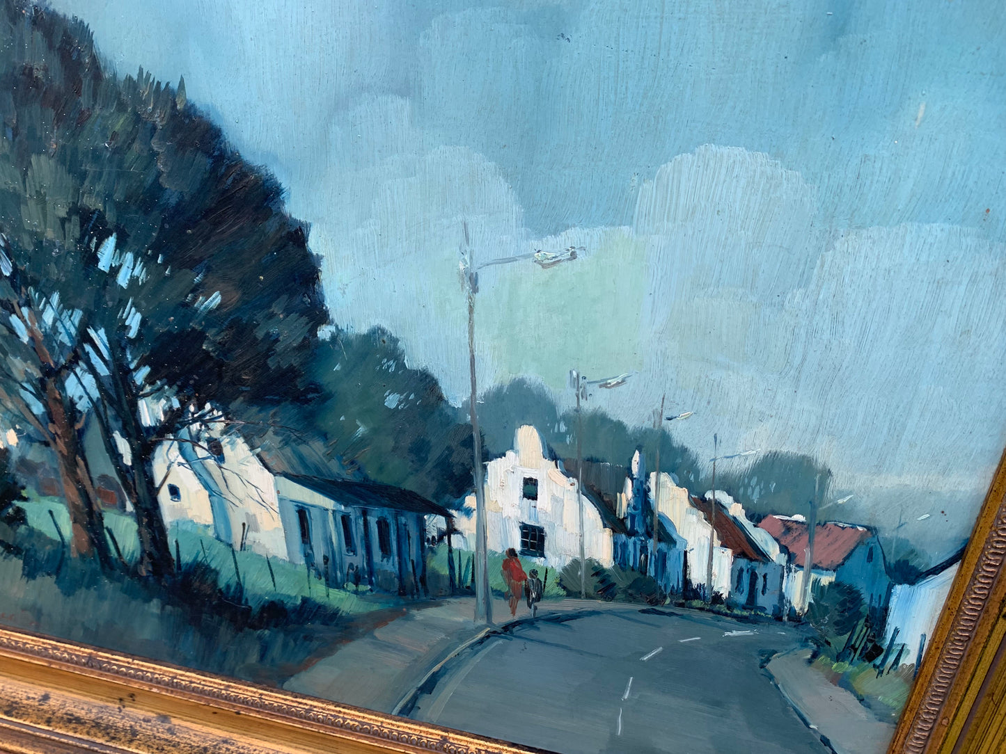 Mel Brigg - Moody Small Karoo Town, 50x38cm