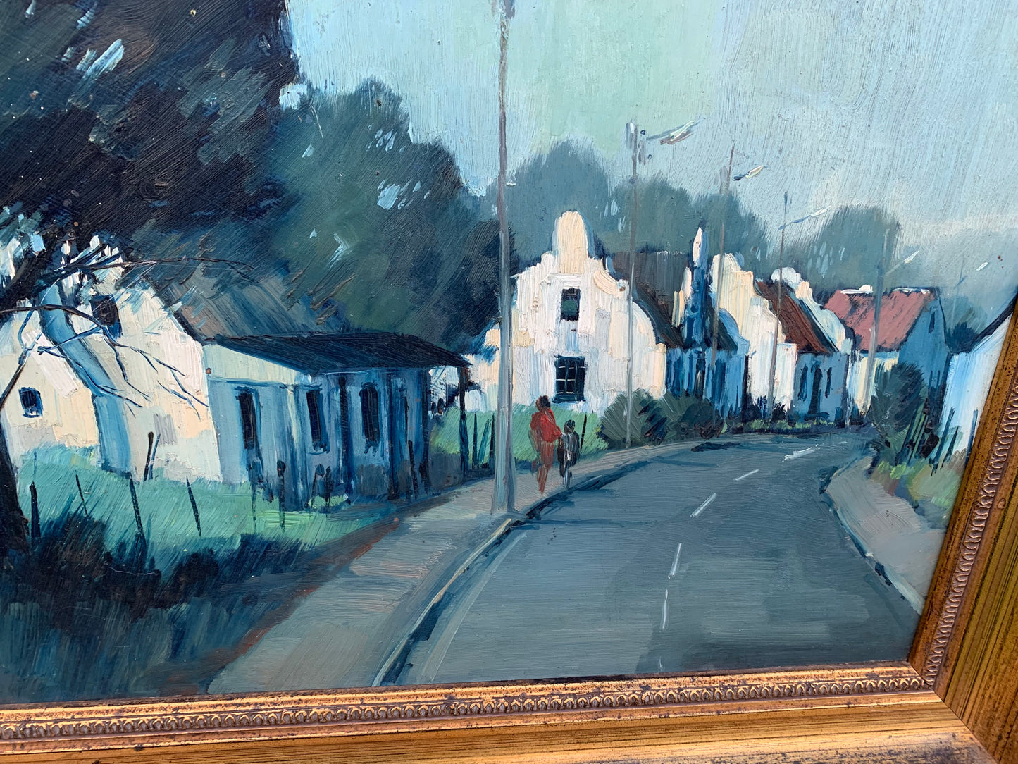 Mel Brigg - Moody Small Karoo Town, 50x38cm