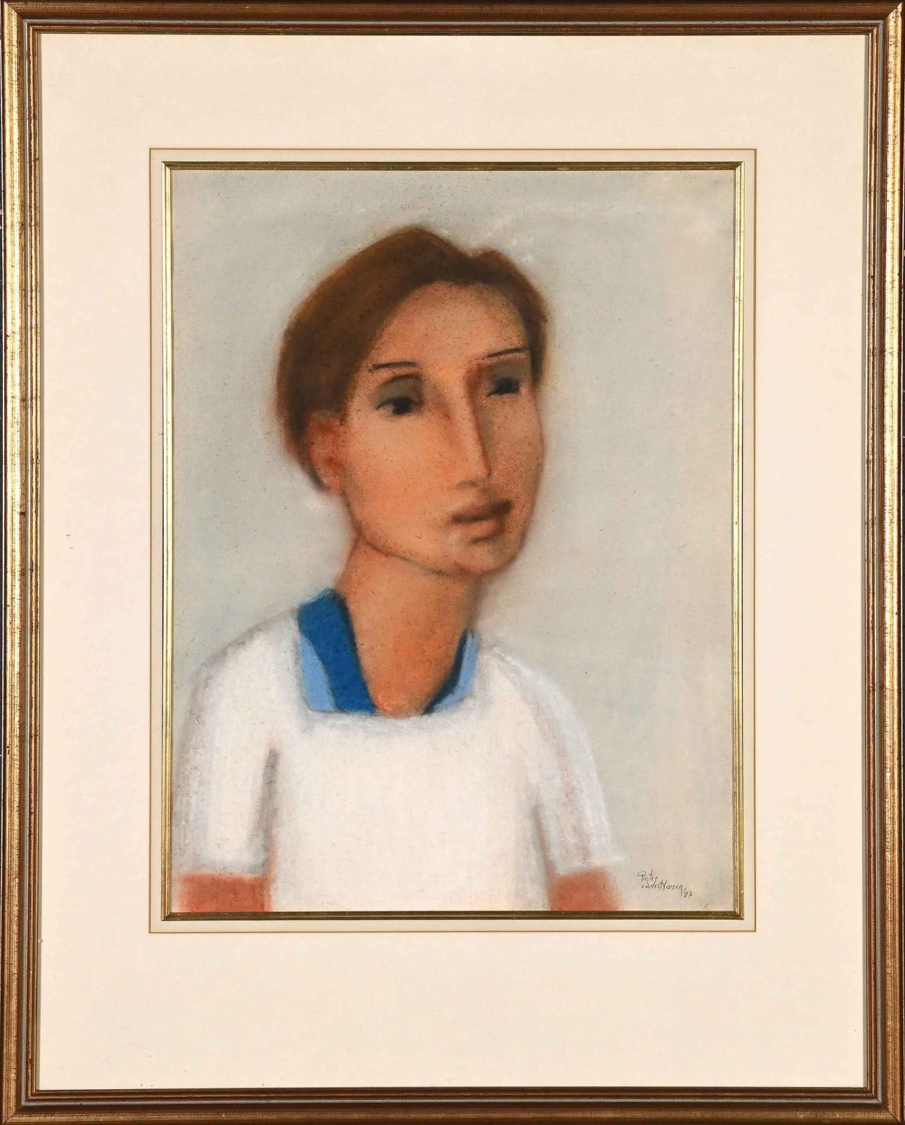 Pieter van der Westhuizen, Pastel Portrait - Timothy, 65x50cm