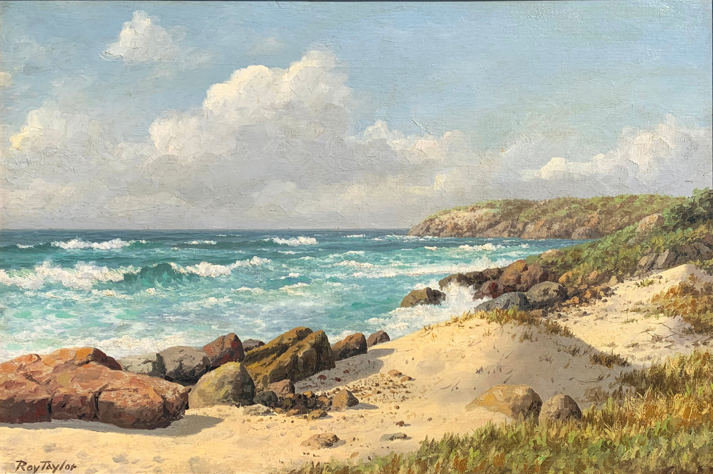 Roy Taylor - Large lovely Seascape 75x50cm