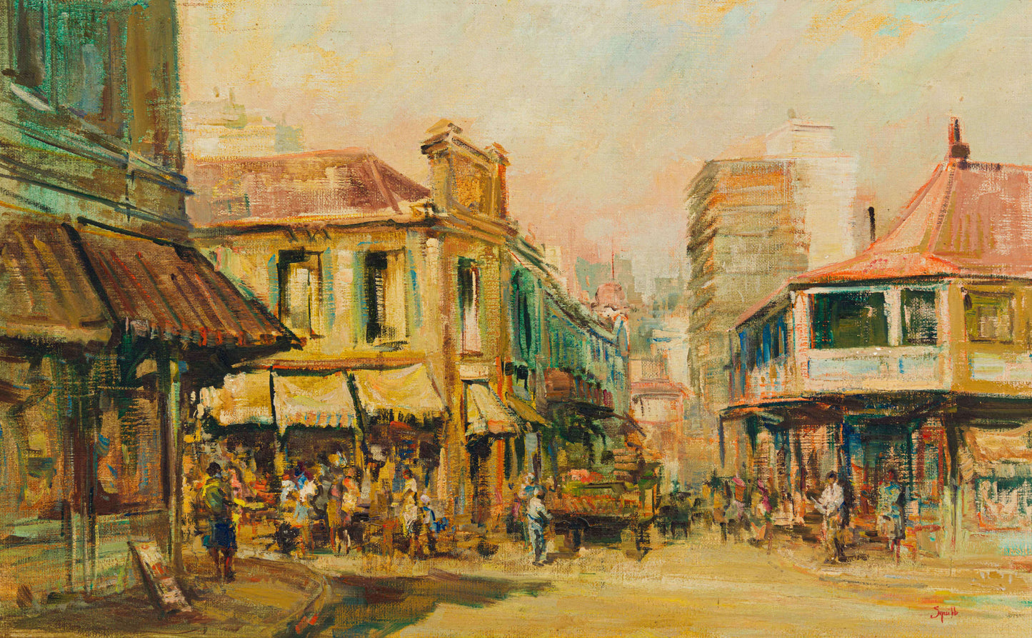 Ruth Squibb - Johannesburg CBD, Corner Diagonal Street and President, 120x75cm