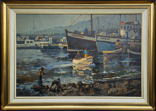 Gian-Piero Garizio - Houtbay Harbour, 90x60cm