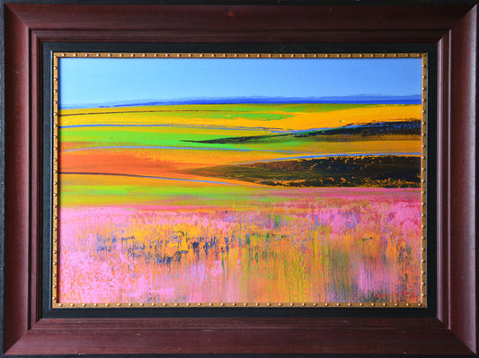 Derric van Rensburg - Overberg in the Spring, 88x58cm