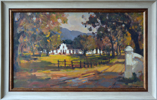 Gian-Piero Garizio - Farmhouse Landscape, 74x43cm