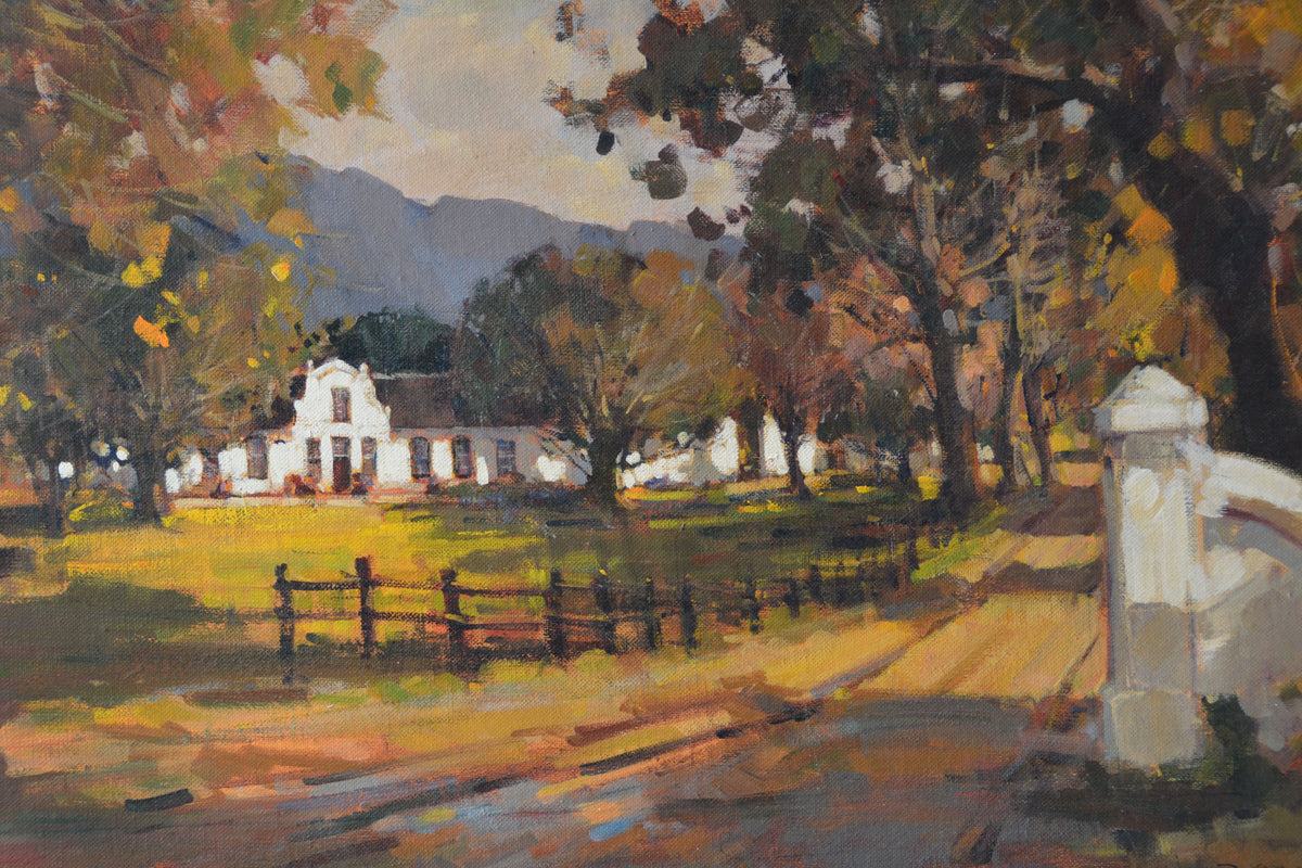 Gian-Piero Garizio - Farmhouse Landscape, 74x43cm