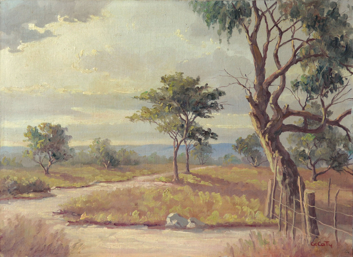 Giuseppe Catty - Bushveld Landscape, 49x35cm