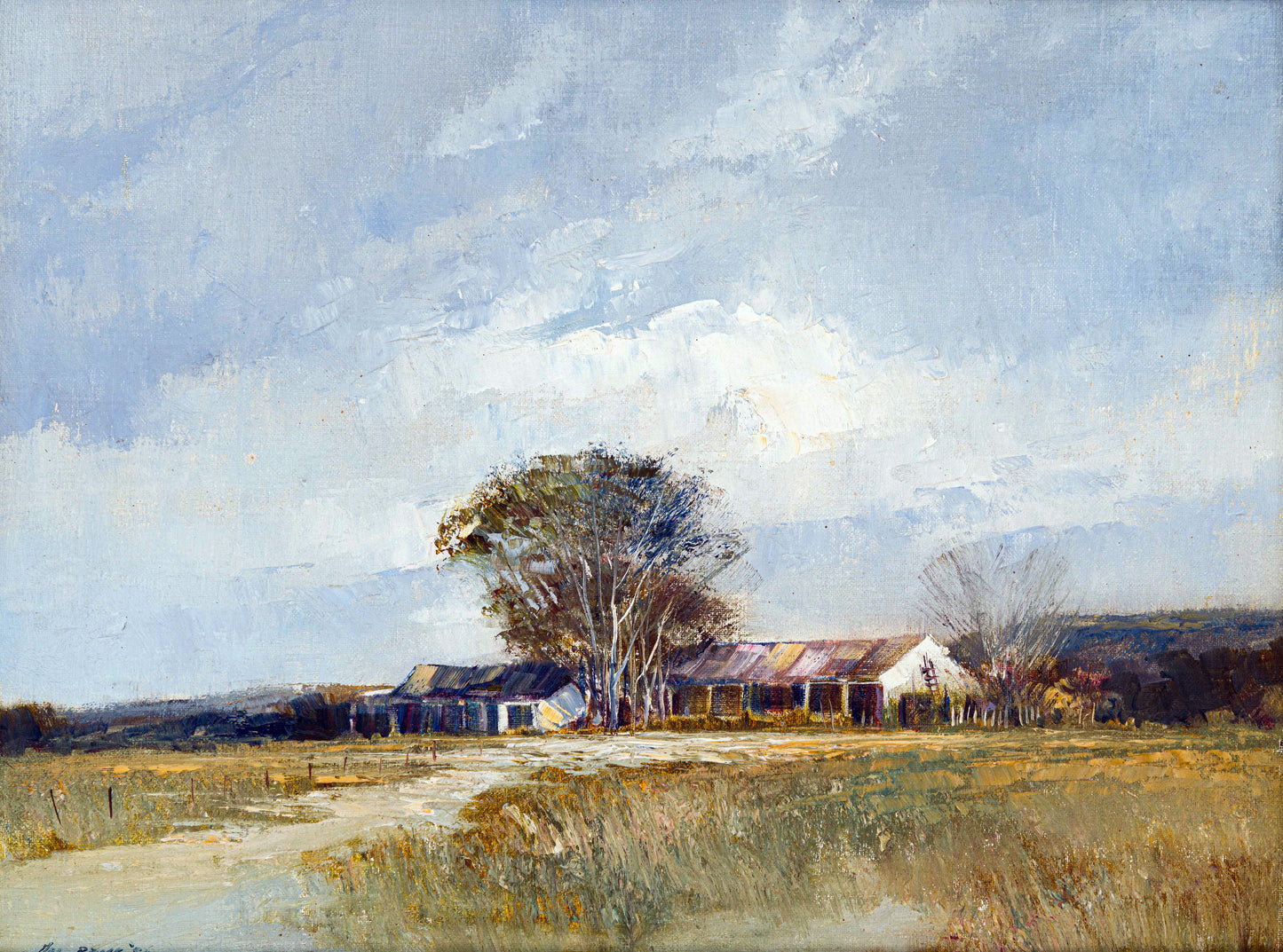 Mel Brigg - Lovely Muted Country Scene 60x45cm