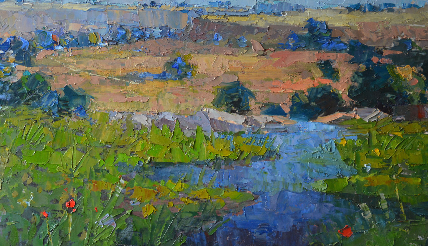 Mike Parsons - Magnificent River Landscape, 80x48cm