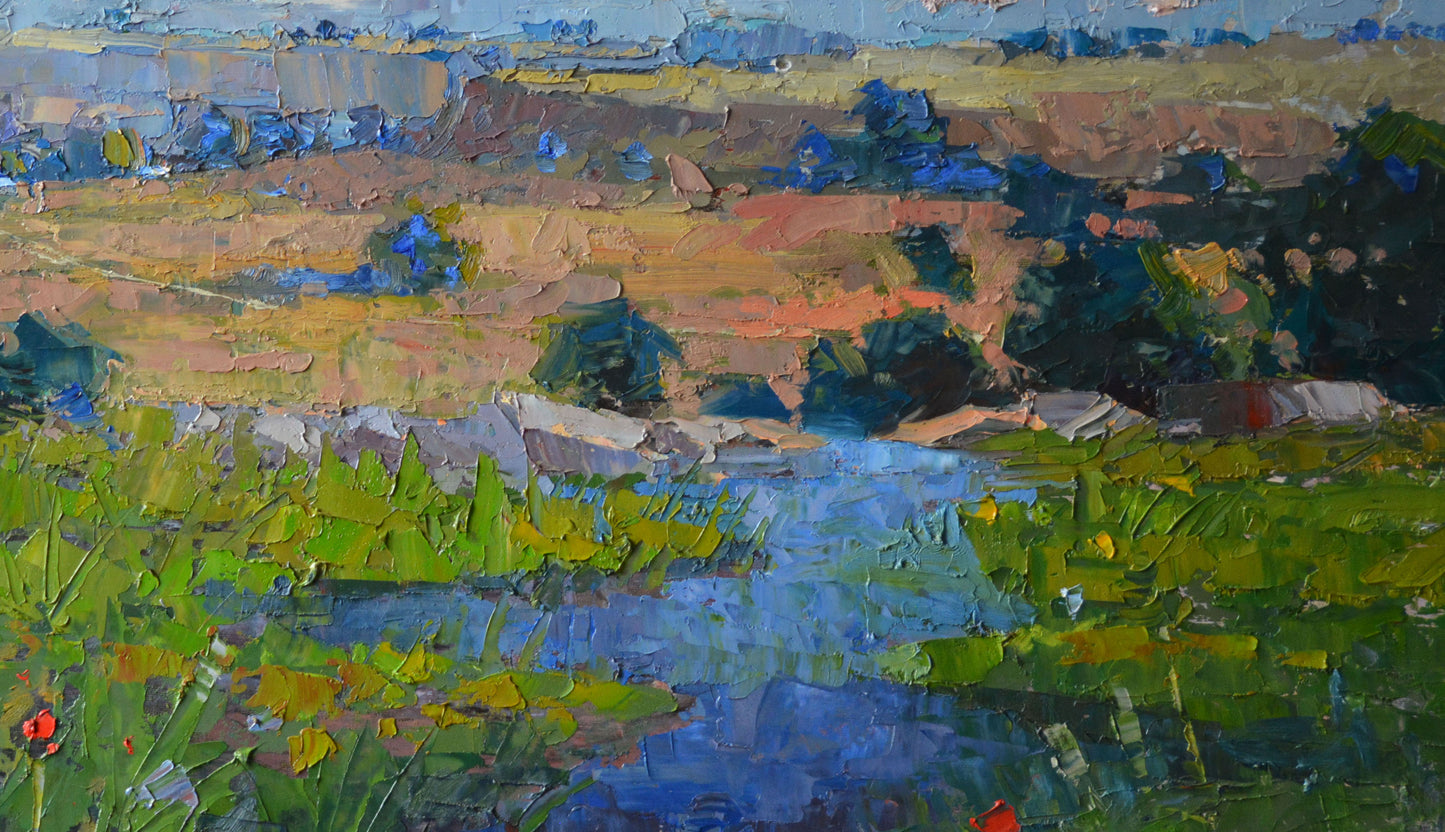 Mike Parsons - Magnificent River Landscape, 80x48cm