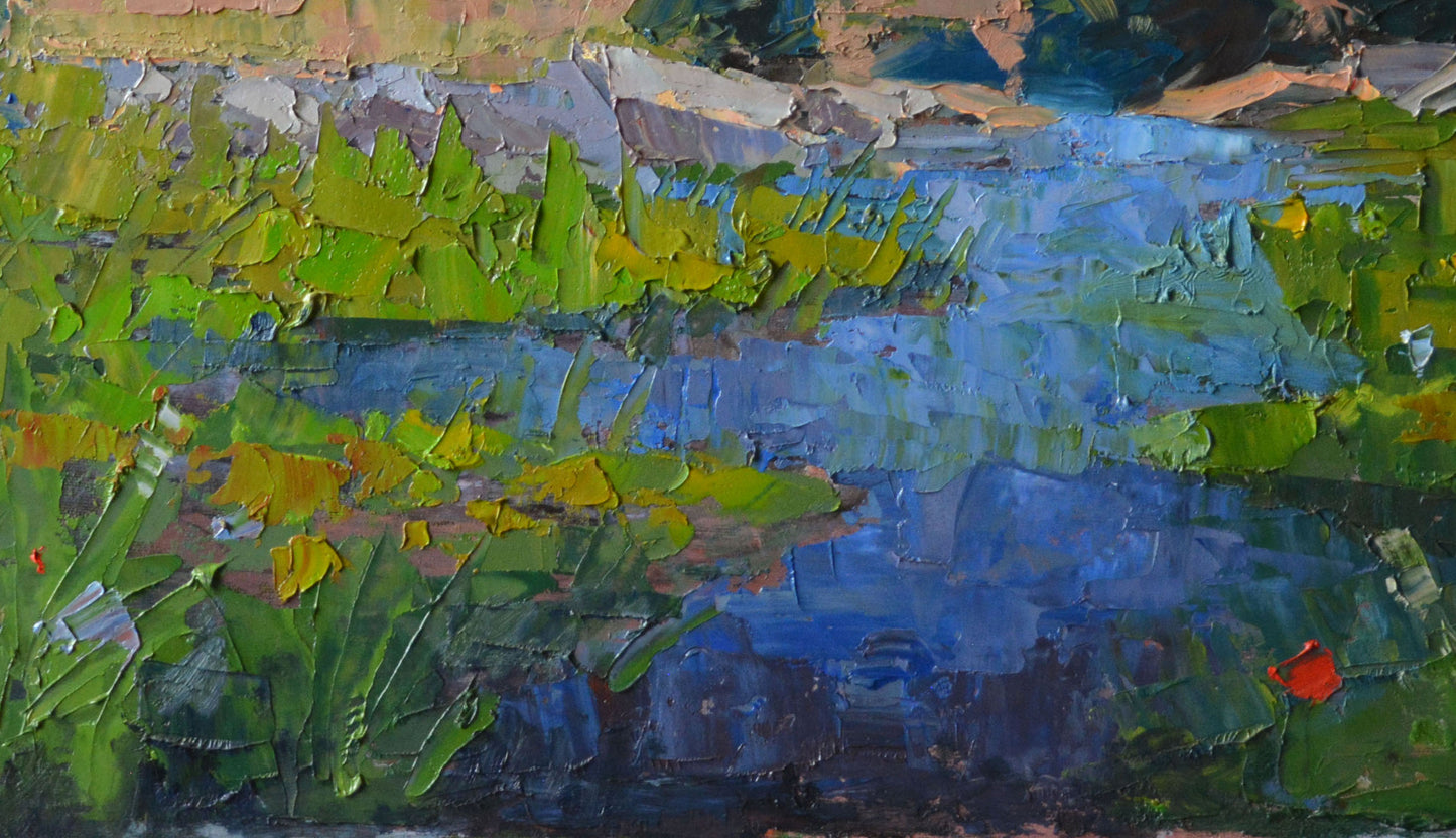 Mike Parsons - Magnificent River Landscape, 80x48cm