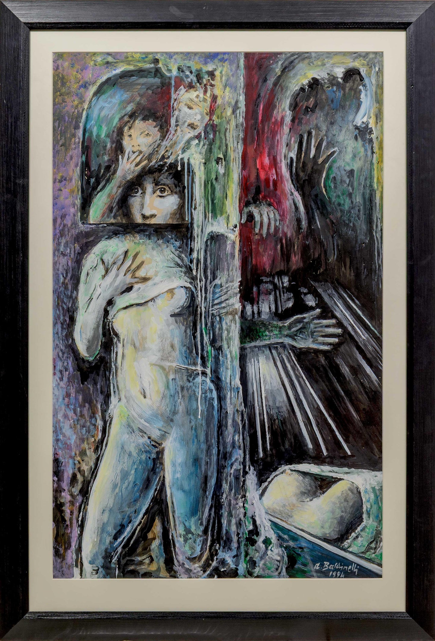 Armando Baldinelli - Abstract Mystery Oil, 102x64cm