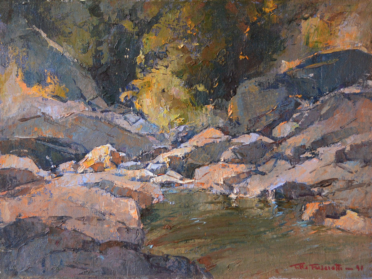 Titta Fasciotti - Rocky Mountain Pool, 40x30cm