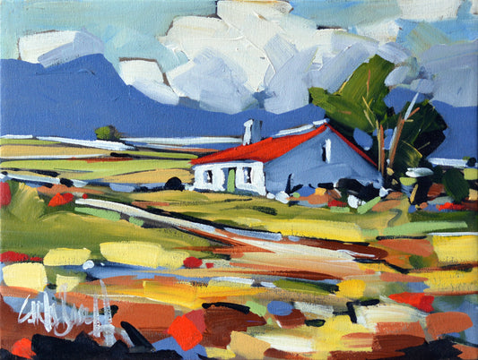 Carla Bosch - Lovely little Country Landscape, 40x30cm
