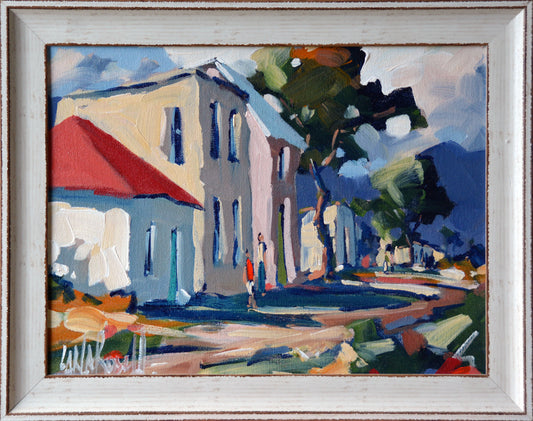 Carla Bosch - Quiet Street Scene, 40x30cm
