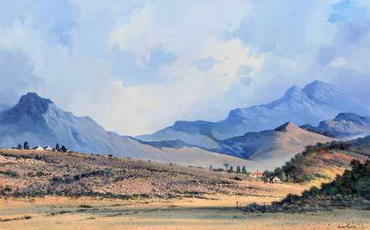 Louis Audie, Karoo Mountain Landscape, 110x70cm