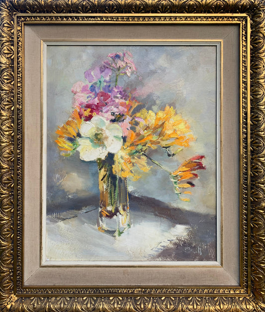 Ruth Squibb - Magnificent Flowers in Vase, 40x30cm