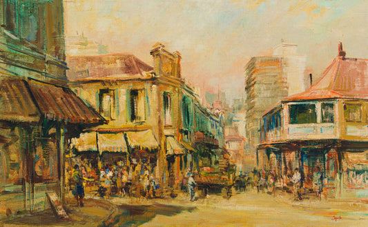 Ruth Squibb - Johannesburg CBD, Corner Diagonal Street and President, 120x75cm